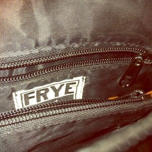 Frye all leather cross body bag